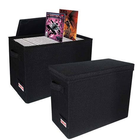 Buy Fabric Comic Book Storage Boxes With Lids Vowcarol Large Fully