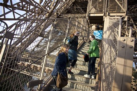 Climbing Eiffel Tower Gk Adventure Sal Sarah Knox Flickr