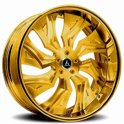 Artis Forged Wheels Buckeye Rims Rose Staggered