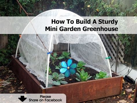 A greenhouse creates a space where you can grow your favorite plants year round. How To Build A Sturdy Mini Garden Greenhouse