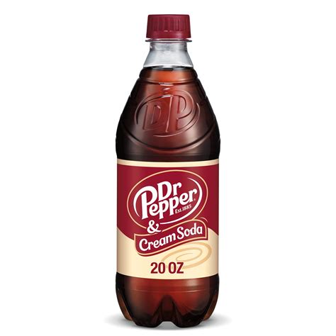 Buy Dr Pepper And Cream Soda 20 Fl Oz Bottle Online At Lowest Price In