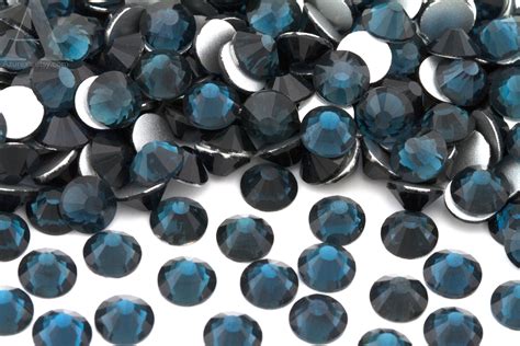 Montana Navy Blue Glass Rhinestones For Embellishments 2 6mm Etsy