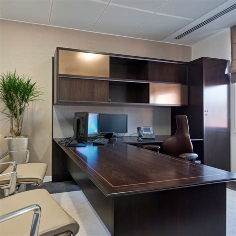 Custom Built In Desk And Cabinets Built Custom Corner Desk Office Ins