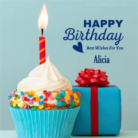 Hd Happy Birthday Alicia Cake Images And Shayari