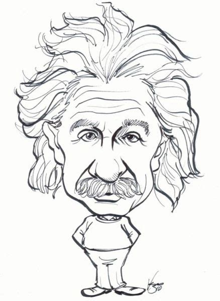 Celebrity Caricature Gallery Of Albert Einstein About Faces