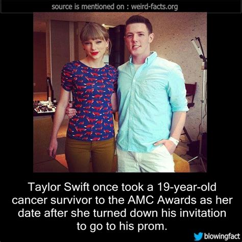 Weird Facts Taylor Swift Once Took A 19 Year Old Cancer