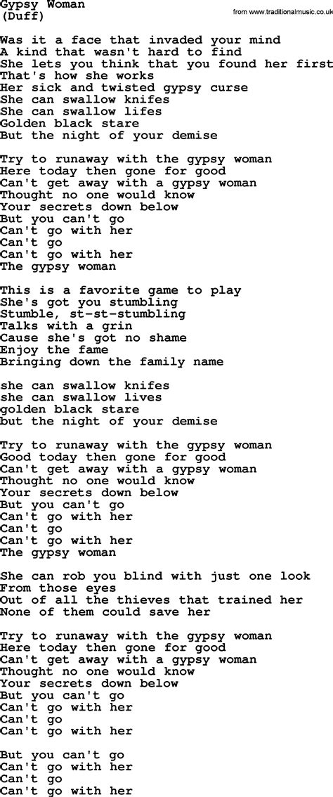 Gypsy Woman By The Byrds Lyrics With Pdf