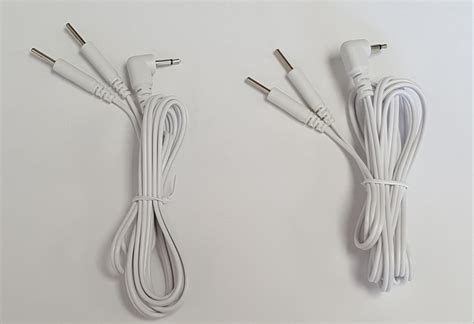 1 Pair Of Electrode Lead Wires Cables For Electronic Pulse Massager