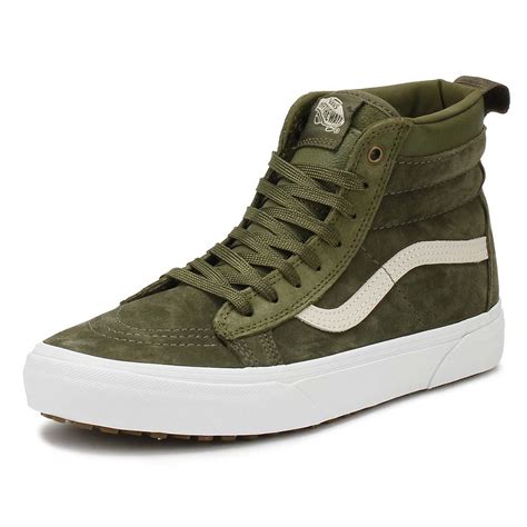 Army Green Vans High Tops Army Military