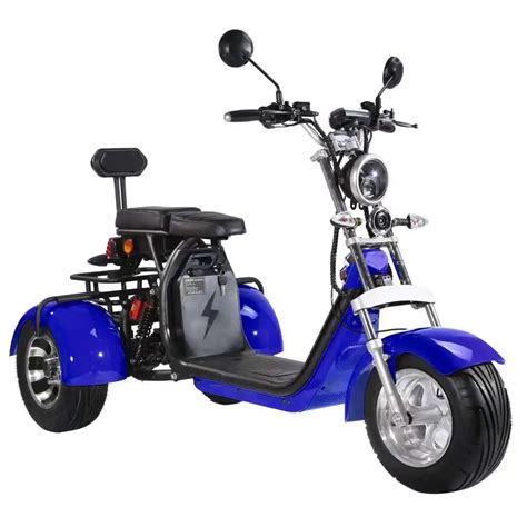 Triciclo eléctrico SoverSky 2000w Fat Tire Trike 3 ruedas batería de