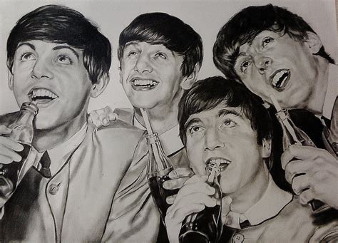 Best Beatles Drawings And Paintings 41 Images Beatles Art Nsf