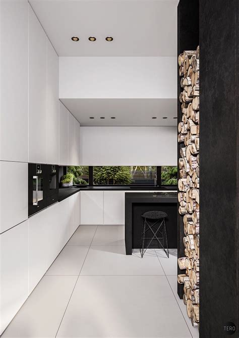 Black And White Interiors Are An Easy Way To Create Contrast Within A