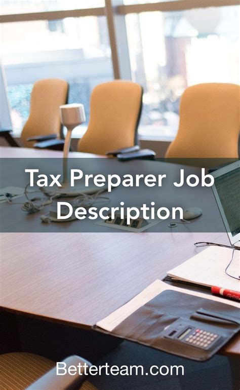 Tax Preparer Job Description Tax Preparation Job Description Interview Questions