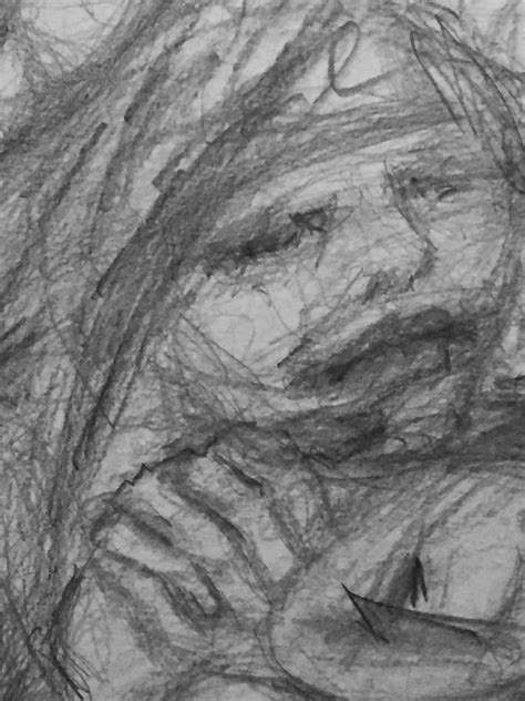 Lines Lines Emotion Lines Mignon Extreme I Graphite Drawing By Luise