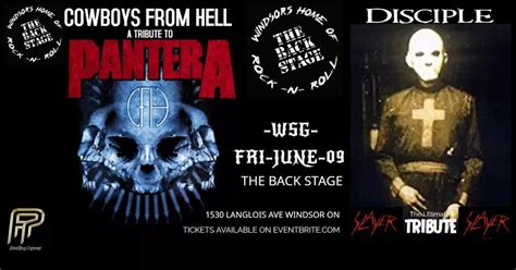 Cowboys From Hell Tribute To Pantera Wsg Hzshifter The Back Stage