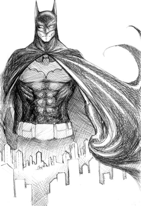 Batman Sketch By Jaisamp On Deviantart