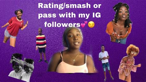 Rating Smash And Pass With Instagram Followers 💕🙏🏽 Youtube