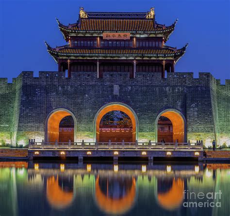 Ancient City Gate Suzhou China Photograph By Mark Lent Pixels