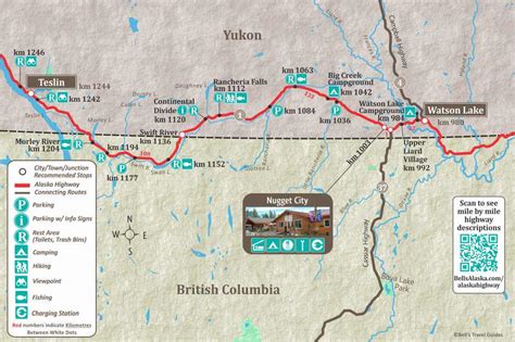 Alaska Highway Maps Guide Driving To Alaska On The Alcan