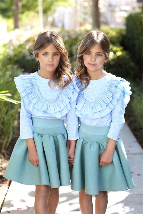 The Clements Twins Cute Outfits For Kids Beautiful Little Girls Twins