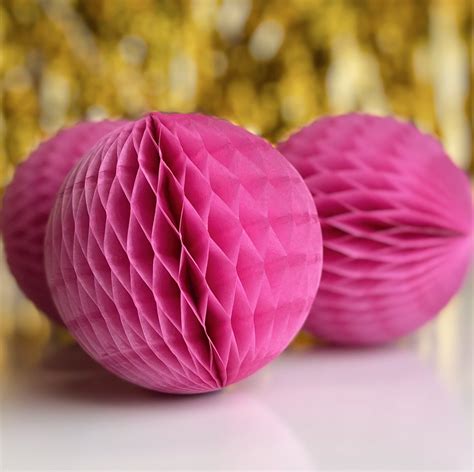 Honeycomb Ball Decoration 18 Pieces 10cm Ball Party Etsy