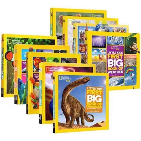 National Geographic Little Kids First Big Book Set 9 Books Shopee