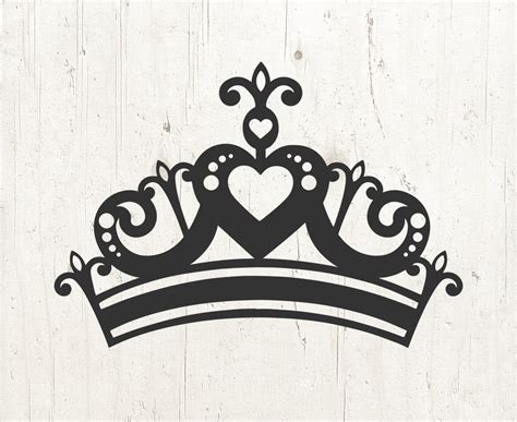 Tiara Svg Crown Svg Princess Crown Svg Cut Files Cute Svg Crowns