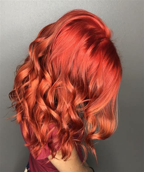 Balayage 85 Hair Color Orange Fantasy Hair Color Orange Hair