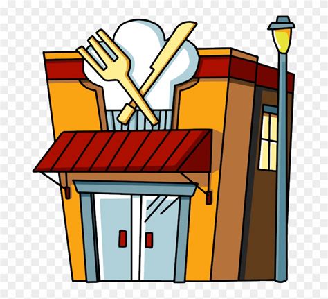 Image Cartoon Pictures Of Restaurants Free Transparent Png Clipart