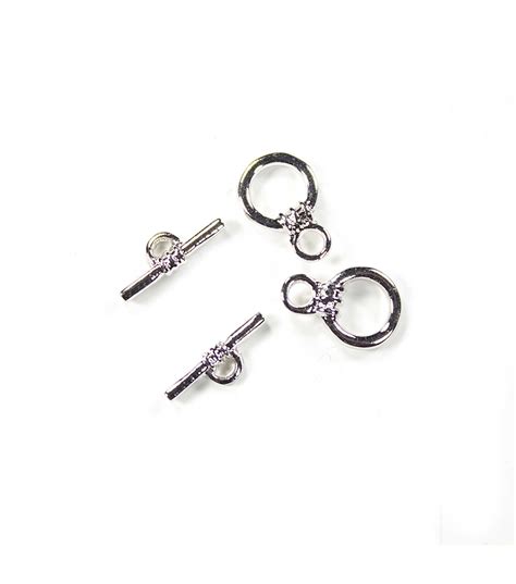 Blue Moon Findings Clasp Metal Toggle Value Pack 9mm Silver Joann