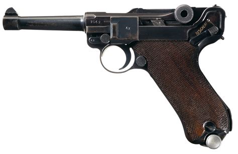 World War Ii Nazi 1940 42 Code Mauser Luger Pistol