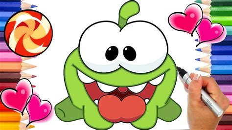 Magic game for ios, android. Om Nom Coloring Page | Cut The Rope Coloring Book | Om Nom ...