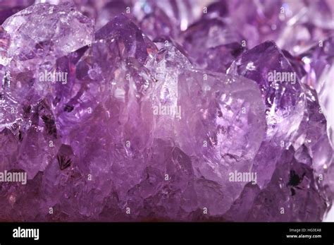 Amethyst Is A Violet Variety Of Crystal Quartz Macro Texture Purple