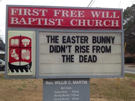 Church Sign Epic Fails “bunny Love” Edition Christian Piatt