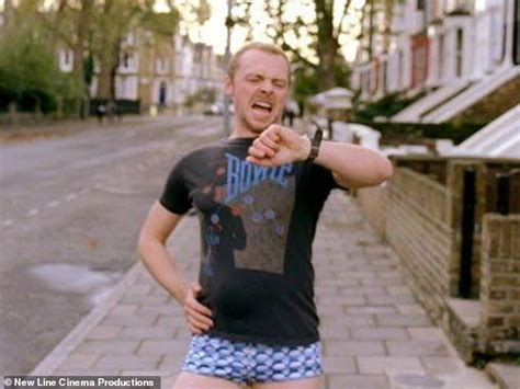 Can we still be able to get out of this. Simon Pegg reveals six pack after undergoing intense six ...
