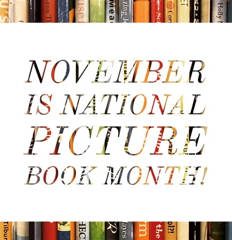November Is National Picture Book Month Raising Readers