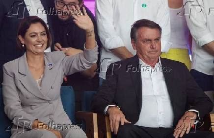 Folhapress Fotos Michelle E Jair Bolsonaro Durante Evento Do Pl