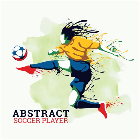 Abstract Soccer Player 207745 Vector Art At Vecteezy