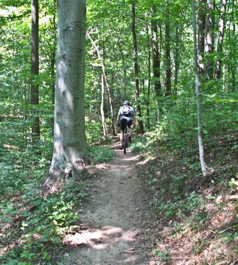 rosaryville state park mountain bike trail maps md