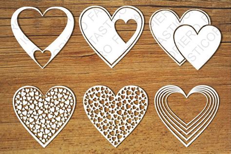 Hearts Svg Files For Silhouette And Cricut 56946 Cut Files