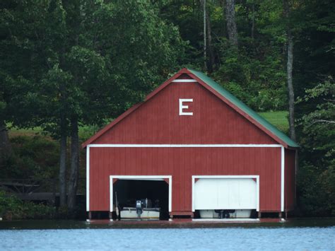 Boathouse On Rainbow Lake Adirondacks New York State House Boat