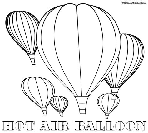 Hot air balloon coloring pages | Coloring pages to download and print
