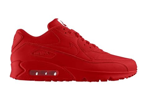 Nikeid All Red Air Max Sneakers Hypebeast