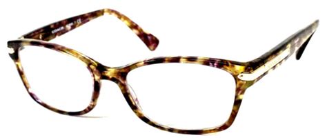 coach new york hc6065 5287 confetti light brown eyeglasses frame 51 17 135 ebay