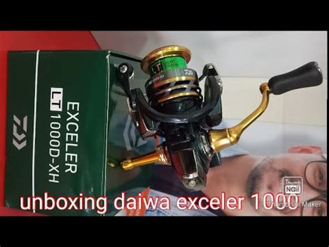 Unboxing Reel Daiwa Exceler Lt 1000 D Xh YouTube
