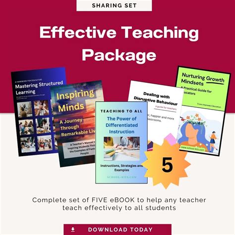 Effective Teaching Package School Kits