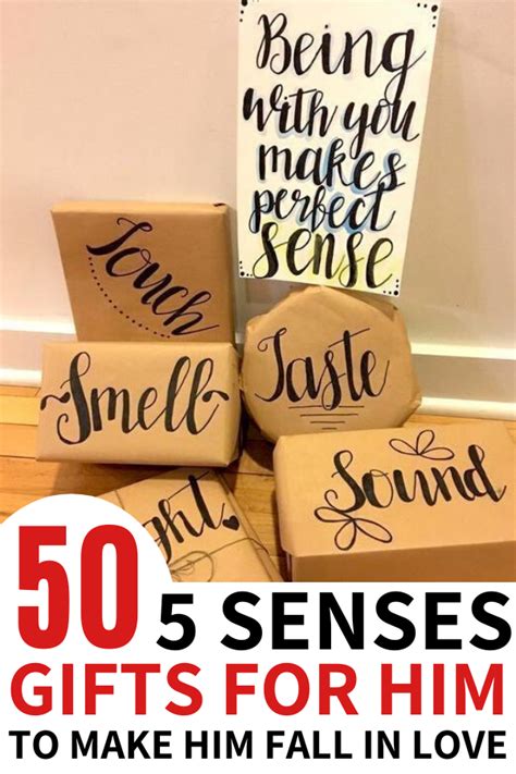 Senses Gifts For Him That He Will Actually Find Useful Romantic