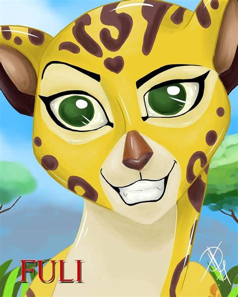 A Drawing Of Fuli From The Lion Guard Fuli Thelionguard Kion