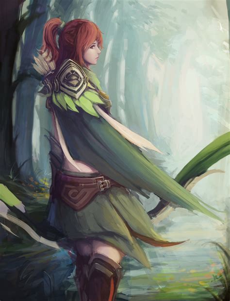 Windranger Dota And 1 More Drawn By Sinkme Danbooru