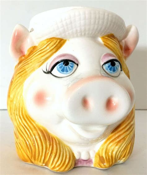 Sigma Miss Piggy Mug Cup Ceramic Jim Henson Muppet Vintage Taste Setter